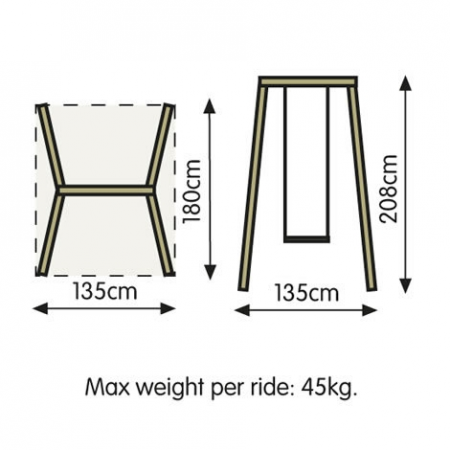 TEST - TP Toys TP201 Forest Single Swing - image 3